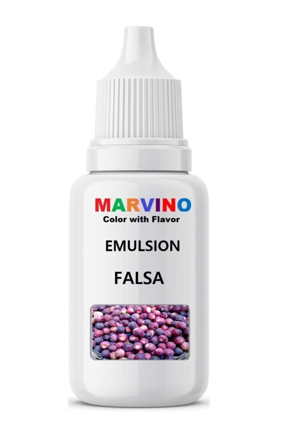 Marvino Emulsion Assorted 20ml Flavored Color for Cakes ice Creams Pastries (FALSA)