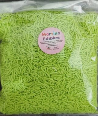 Marvino Edibles Cake Topping Decoration Sprinkles (Green Apple)