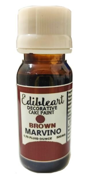 Marvino Edible Color for Art, Food and Craft Brown