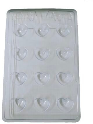 Marvino Plastic Chocolate Mould Design 2(Heart)