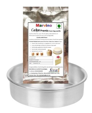 Marvino Ready to Bake premix (Vanilla premix with Round Aluminum Mold