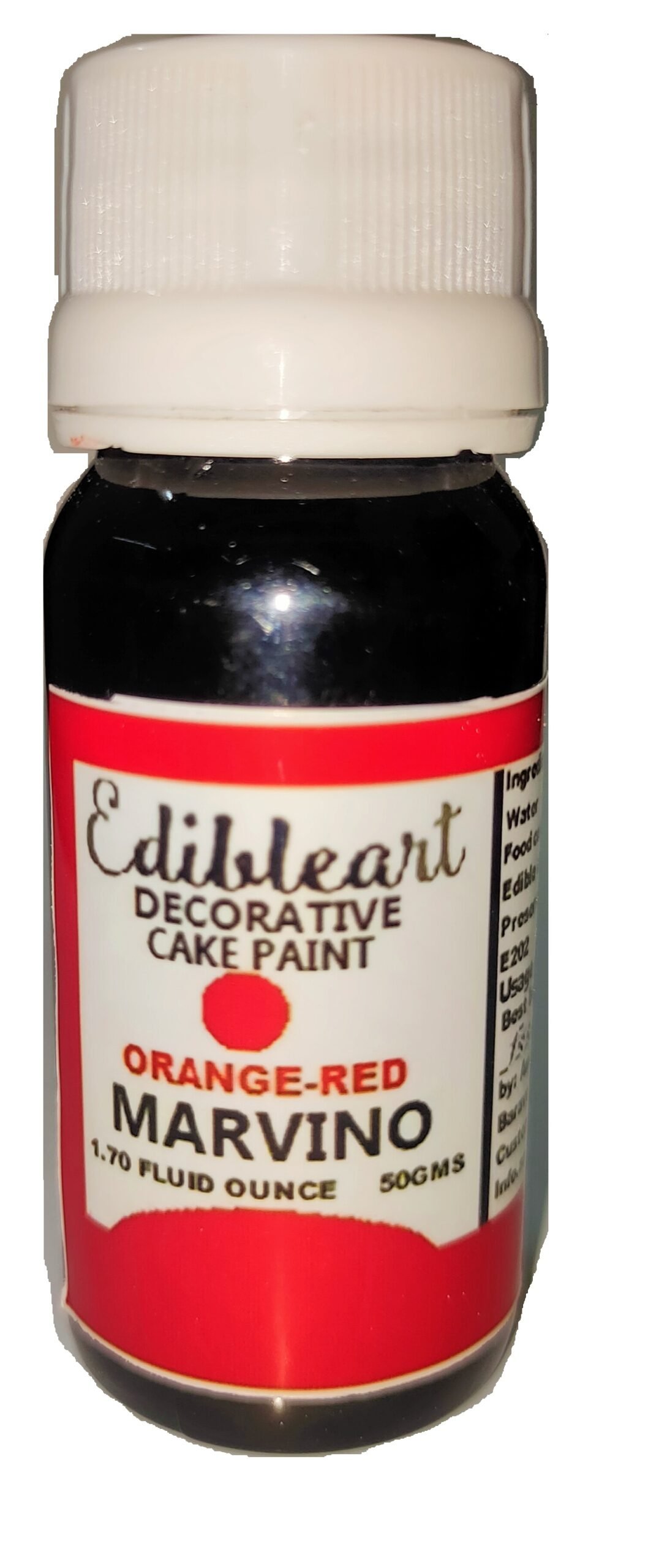 Marvino Liquid Food Color Orange Red