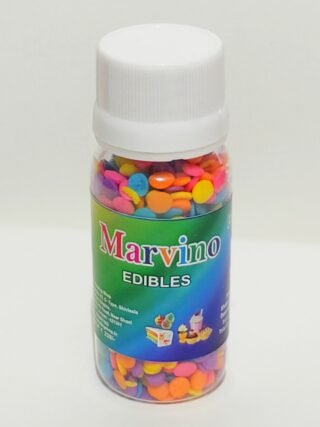 Marvino Edible Colorful Discs For Cake Pastry Ice Cream Sweets Decoration Bottle Pack
