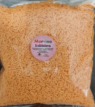 Marvino Edibles Cake Topping Decoration Sprinkles (Orange)
