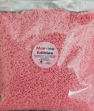 Marvino Edibles Cake Topping Decoration Sprinkles (Strawberry)