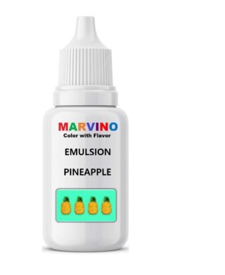 Marvino Emulsion Assorted 20ml Flavored Color for Cakes ice Creams Pastries (PINEAPPLE)