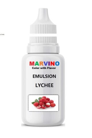 Marvino Emulsion Assorted 20ml Flavored Color for Cakes ice Creams Pastries (LYCHEE)