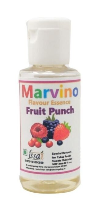 Marvino Fruit Punch Flavour Essence Extracts For Cakes Whip-Creams Sweets Chocolates And Icecreams