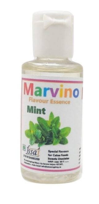 Marvino Mint Flavour Essence Extracts For Cakes Whip-Creams Sweets Chocolates And Icecreams