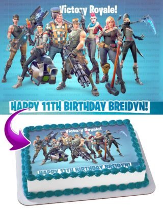 Marvino Edible Cake Topper Decorative Sheet Sugar Frosting Icing Cake Photo Decoration Ready to Use 28X20cms (Design 13)