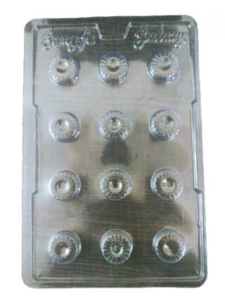 Marvino Plastic Chocolate Mould Design 4 (Raound)