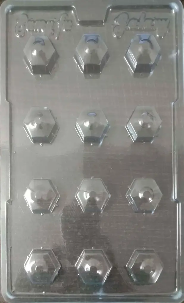 Marvino Plastic Chocolate Mould (Xexagon)