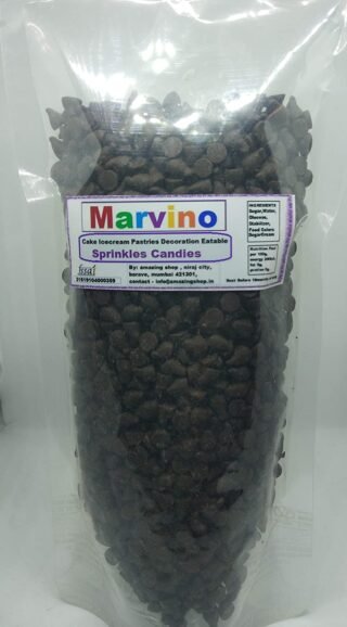 Marvino Special Cake Decoration Edible Sprinkles Candies (Chocolate Choco Chips)