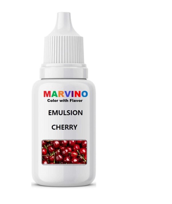 Marvino Emulsion Assorted 20ml Flavored Color for Cakes ice Creams Pastries (CHERRY)