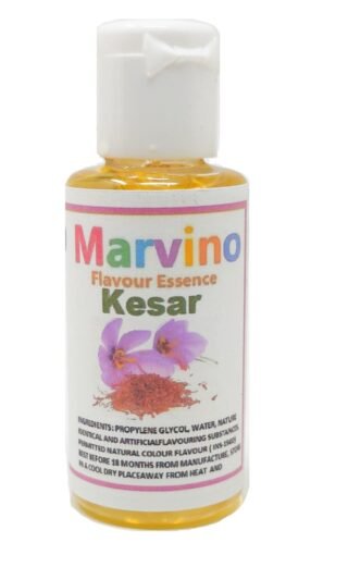 Marvino Kesar Flavour Essence Extracts For Cakes Whip-Creams Sweets Chocolates And Icecreams