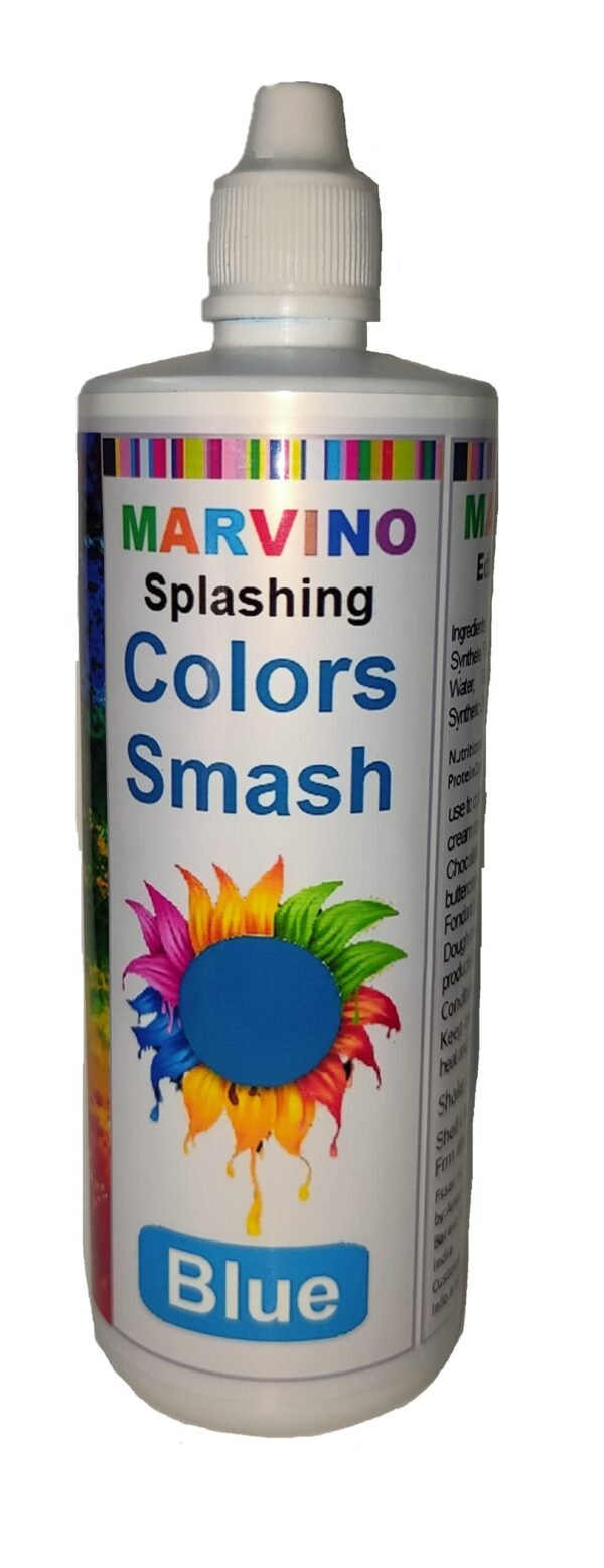 Marvino Splashing Smash Color for Cakes, Whip Cream (Blue)