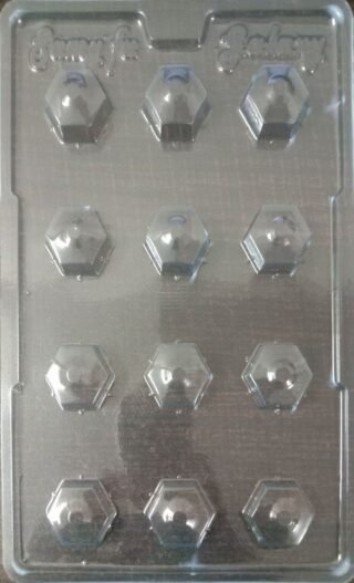 Marvino Plastic Chocolate Mould ( Xexagon )