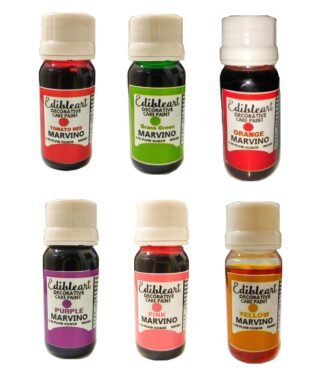 Marvino Special Food Art Crafts Edible Color Pack of 6 Tyep B