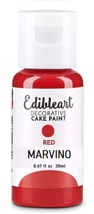 Marvino Edible Decorative Colors Liquid Color Red