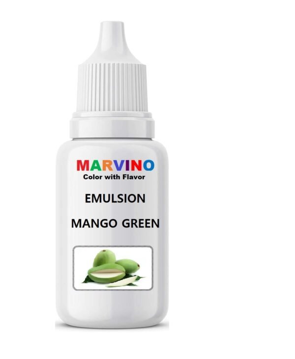Marvino Emulsion Assorted 20ml Flavored Color for Cakes ice Creams Pastries (MANGO GREEN)