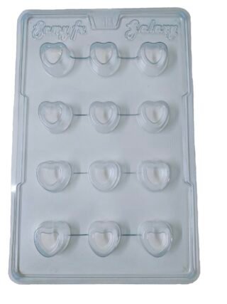 Marvino plastic Chocolate Mould Design (Set of 6)