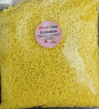Marvino Edibles Cake Topping Decoration Sprinkles (Lemon)