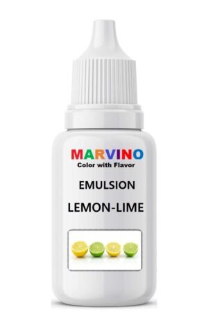 Marvino Emulsion Assorted 20ml Flavored Color for Cakes ice Creams Pastries (LEMON LIME)