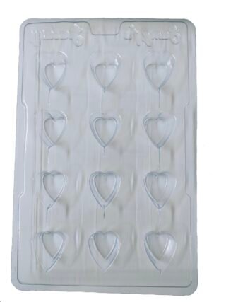 Marvino plastic Chocolate Mould Design 1 (Heart)J