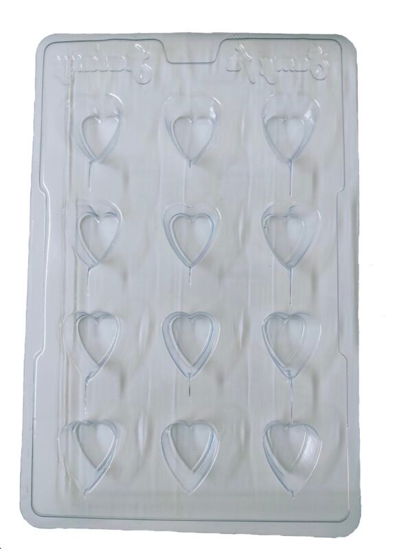 Marvino plastic Chocolate Mould Design 1 (Heart)J