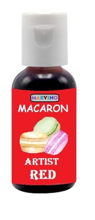 Marvino Macarons Color, Food Colours 20 gm ( Artist Red  )