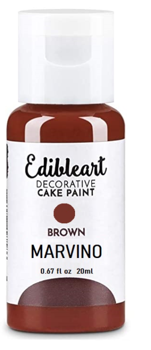 Marvino Edible Decorative Colors Gel Color Brown