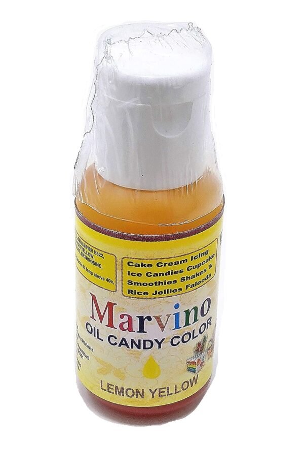 Marvino Candy Food Gel Colors (Oil Color ) (Candy Color Lemon Yellow)