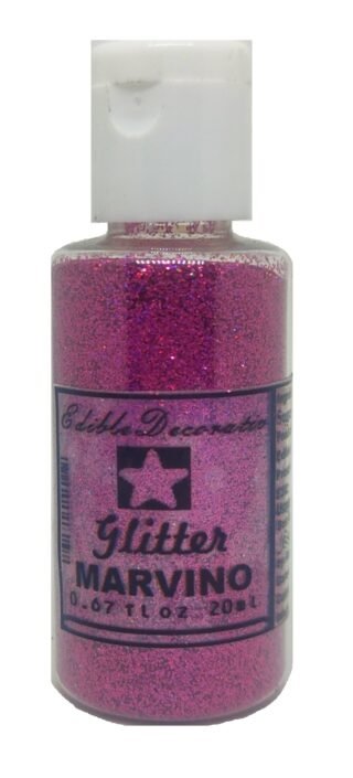 Marvino Edible Glitter for Cakes, Ice Cream, Whipcream, Pastries, Makeup, Art and Craft (Burgundy)