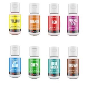 Marvino Color Gel Food Colour (Assorted 8)