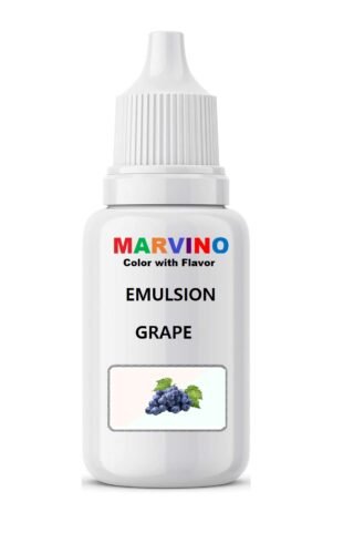 Marvino Emulsion Assorted 20ml Flavored Color for Cakes ice Creams Pastries (GRAPE)