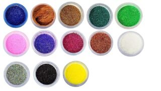 Marvino Edible Colorful Food Powder for Cake Decoration (Sparkling Colors)