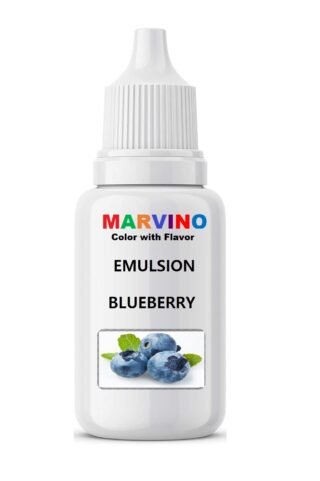 Marvino Emulsion Assorted 20ml Flavored Color for Cakes ice Creams Pastries (BLUEBERRY)
