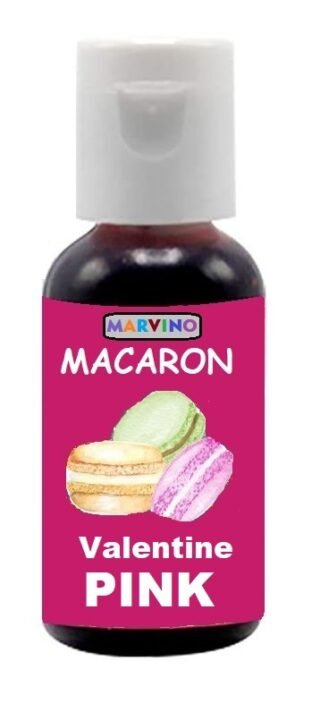 Marvino Macarons Color, Food Colours 20 gm ( Valentine Pink  )