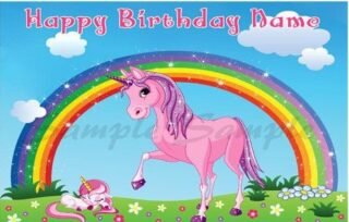 Marvino Edible Cake Topper Decorative Sheet Sugar Frosting Icing Cake Photo Decoration Ready to Use 28X20cms (Design 20)