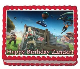 Marvino Edible Cake Topper Decorative Sheet Sugar Frosting Icing Cake Photo Decoration Ready to Use 28X20cms (Design 14)