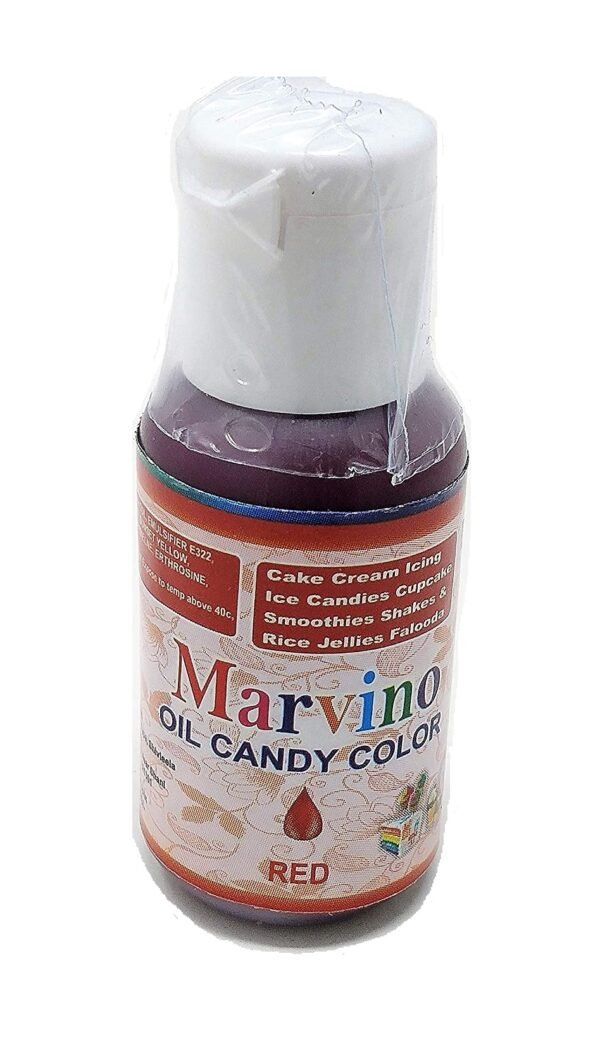 Marvino Candy Food Gel Colors (Oil Color ) (Candy Color Red)