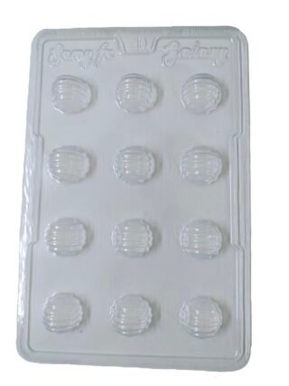 Marvino Plastic Chocolate Mould Design 2(Round)