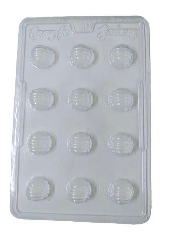 Marvino Plastic Chocolate Mould Design 2(Round)