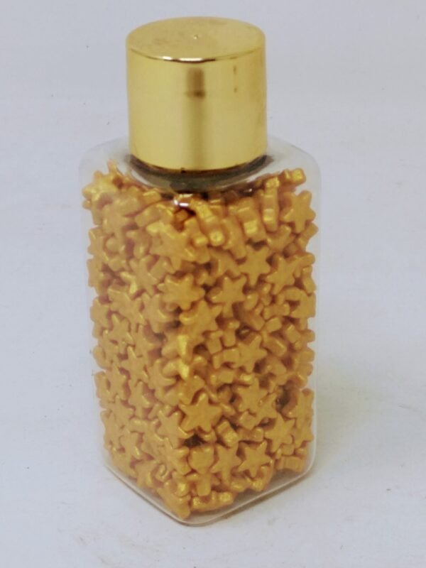 Marvino Edibles for Cake and Pastries Decoration ( gold Coloured stars)
