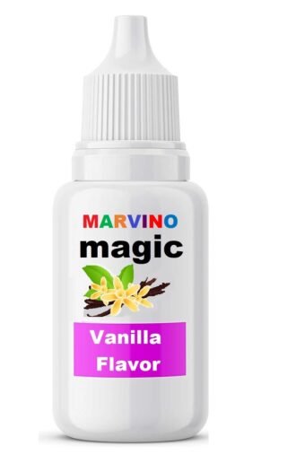Marvino Vanilla Flavour Extract Food Essence Flavor for Foods Creams Candies Icecreams Sweets (Vanilla-Magic)