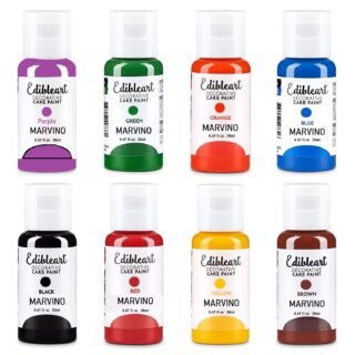 Marvino Edible Decorative Colors Gel Color Set of 8