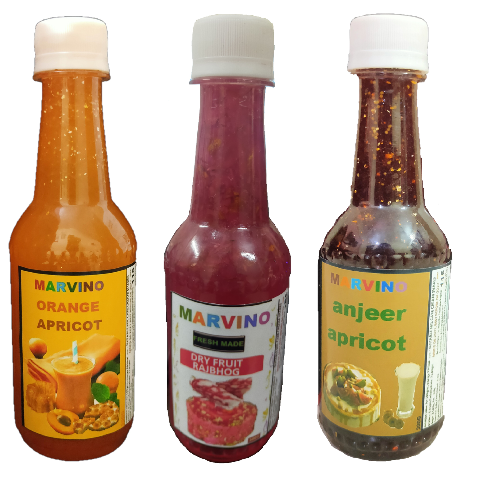 Marvino Orange Appricot,Dry Fruit Rajbhog,Anjeer Appricot 300grm (Pack of 3)