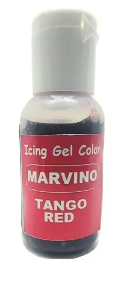 Marvino Special Icing Gel Color Tango Red Gel Color