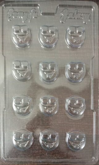 Marvino Plastic Chocolate Mould ( Cool Face )