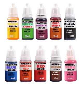 Marvino Food Colors Multipurpose set of 10 colors